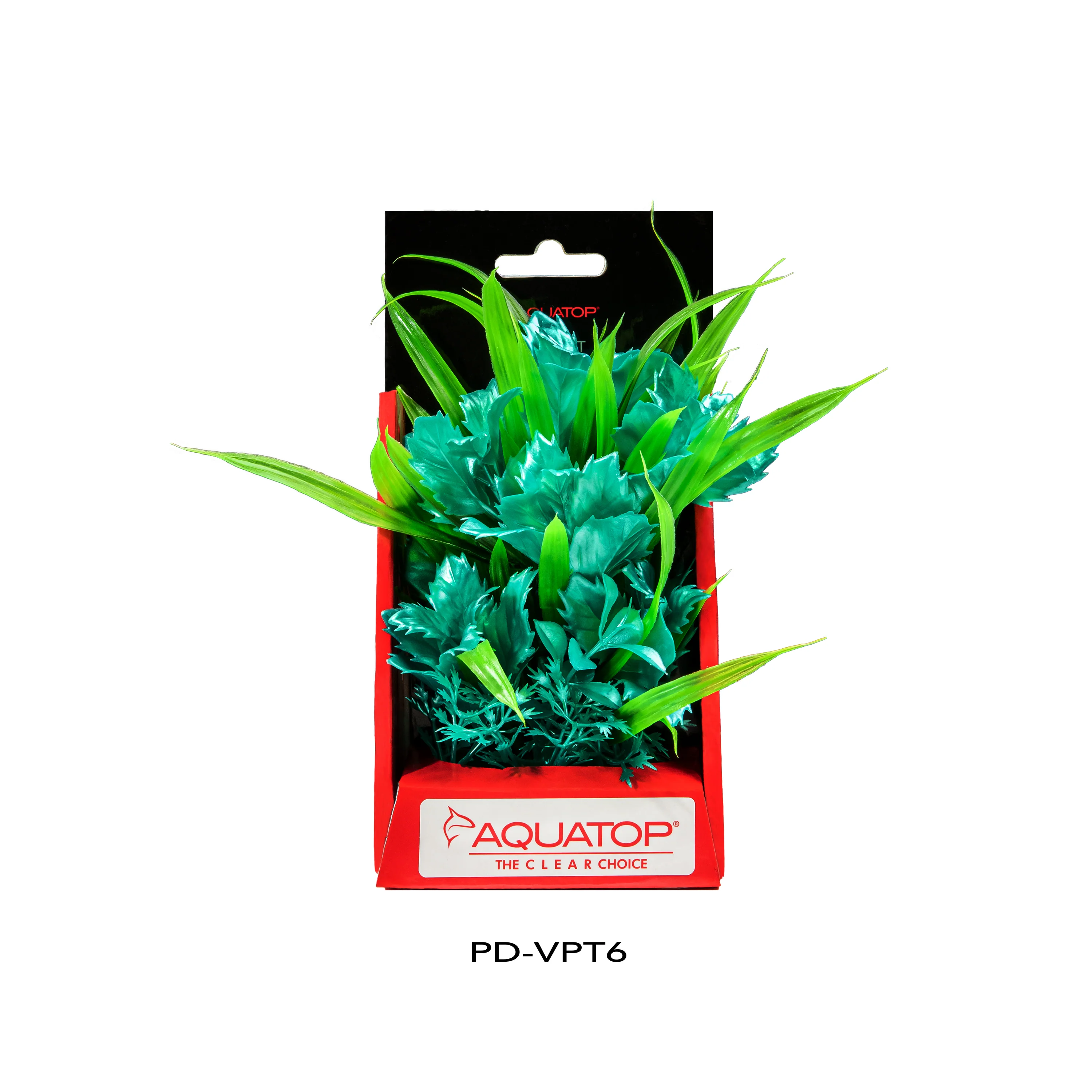 Aquatop Vibrant Passion Plant Turquoise 6 in