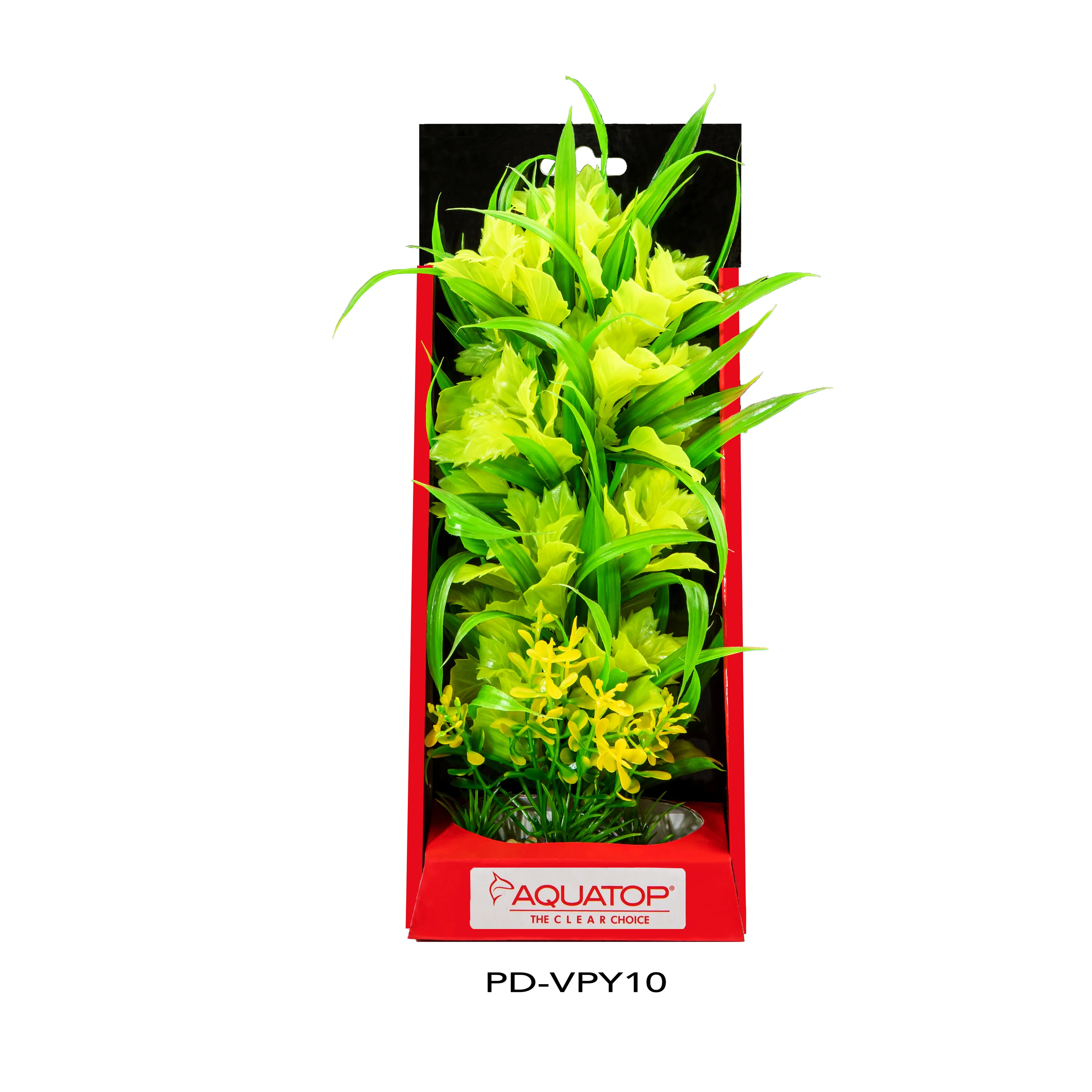 Aquatop Vibrant Passion Plant Yellow 10 in