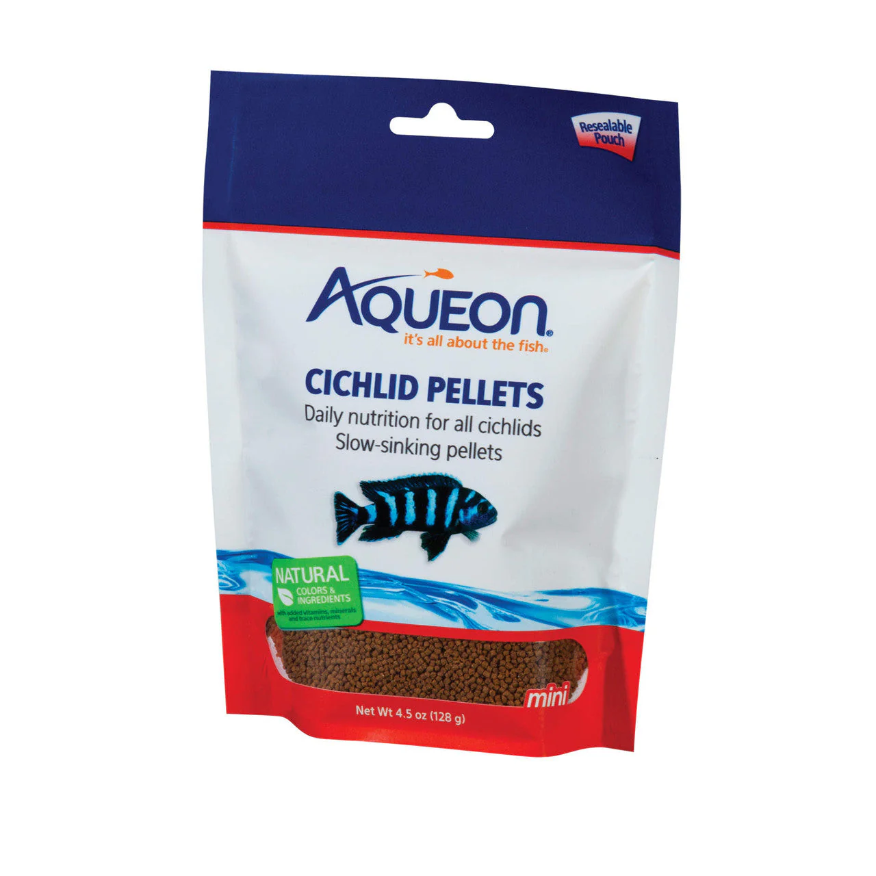 Aqueon Cichlid Food Mini 4.5 Ounces