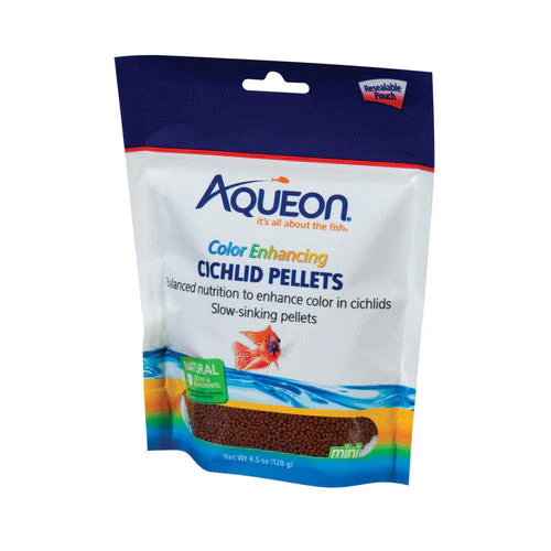 Aqueon Cichlid Food Color Enhancing 4.5 Ounces Color - Image 2