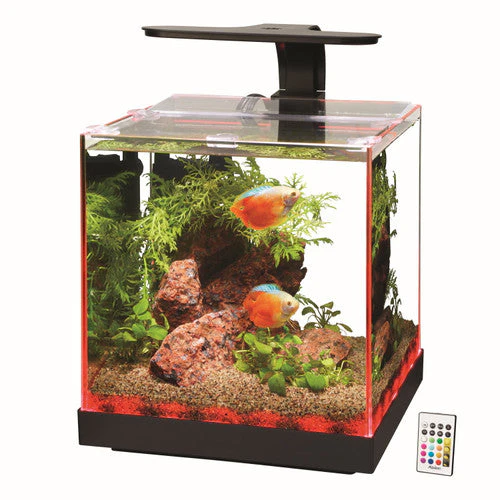Aqueon Edgelit Rimless Cube Glass Aquariums Size 3 - Image 2