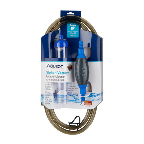 Aqueon Aquarium Siphon Vacuum Gravel Cleaner With Bulb Large - 10 Inches - Image 2