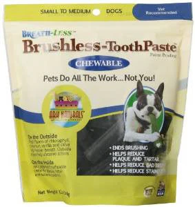 Ark Naturals Breath-less Chewable Brushless Toothpaste Small/Medium 12 Ct. {L+1} 326070 - Image 2