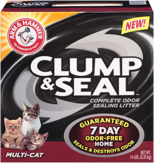 Arm & Hammer Clump & Seal Multi-Cat Cat Litter 14 lb - Image 2