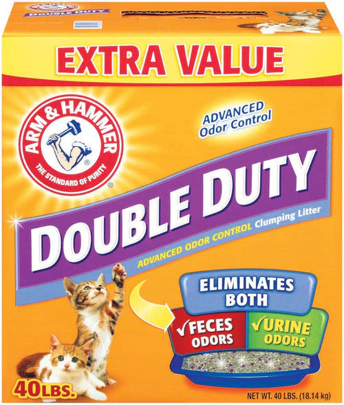 Arm & Hammer Double Duty Clumping Cat Litter 40 lb - Image 2