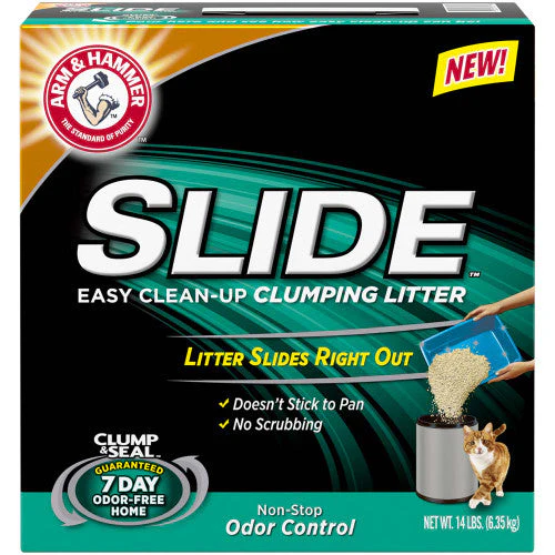 Arm & Hammer Slide Non-Stop Odor Control Clumping Cat Litter 14 lb - Image 2