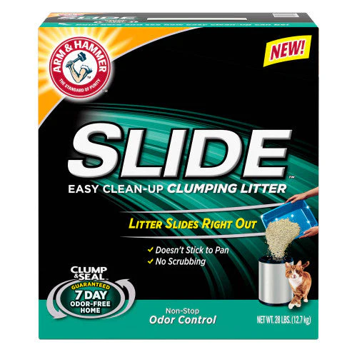 Arm & Hammer Slide Non-Stop Odor Control Clumping Cat Litter 28 lb - Image 2