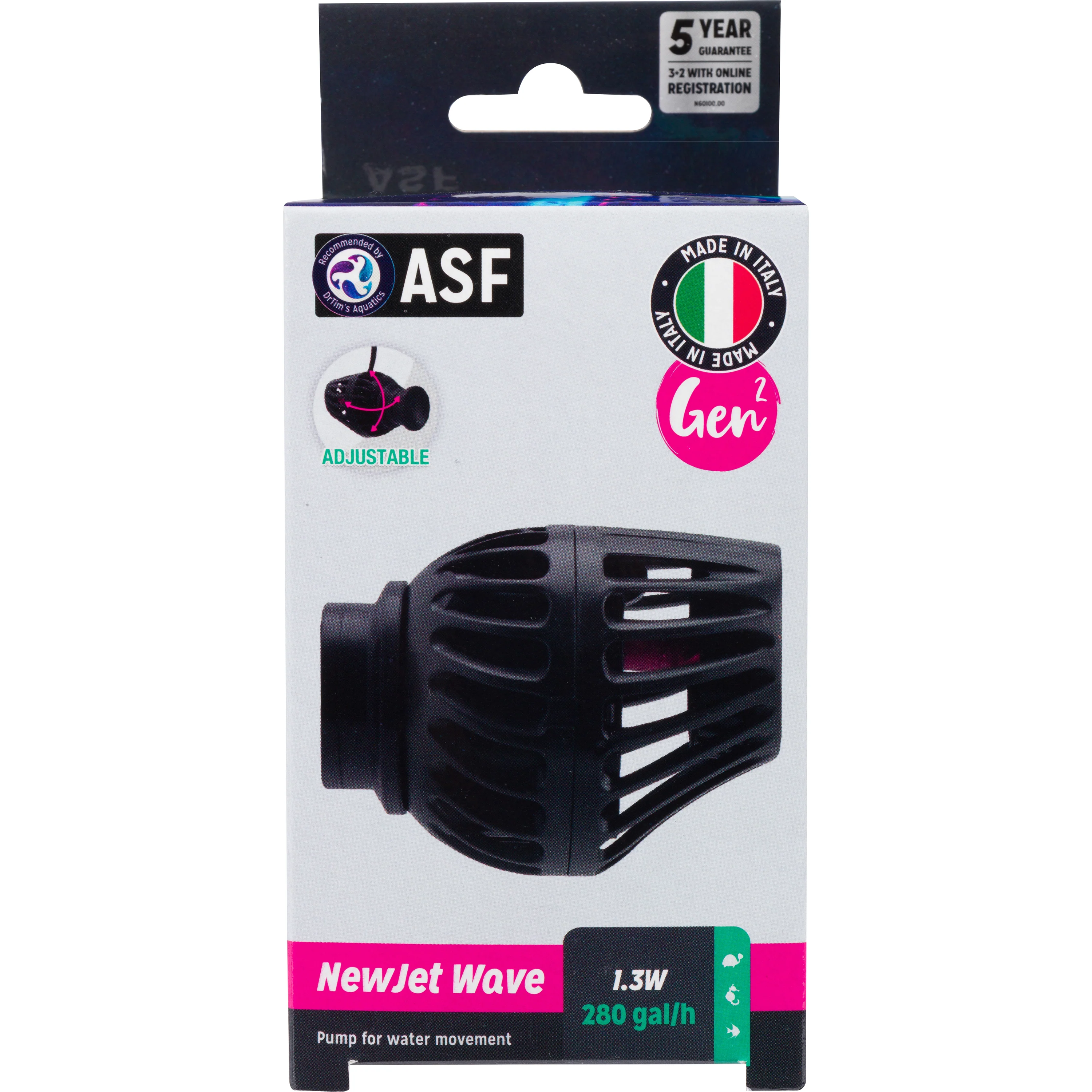 ASF NewJet Wavemaker 1.3watt 280 GPH