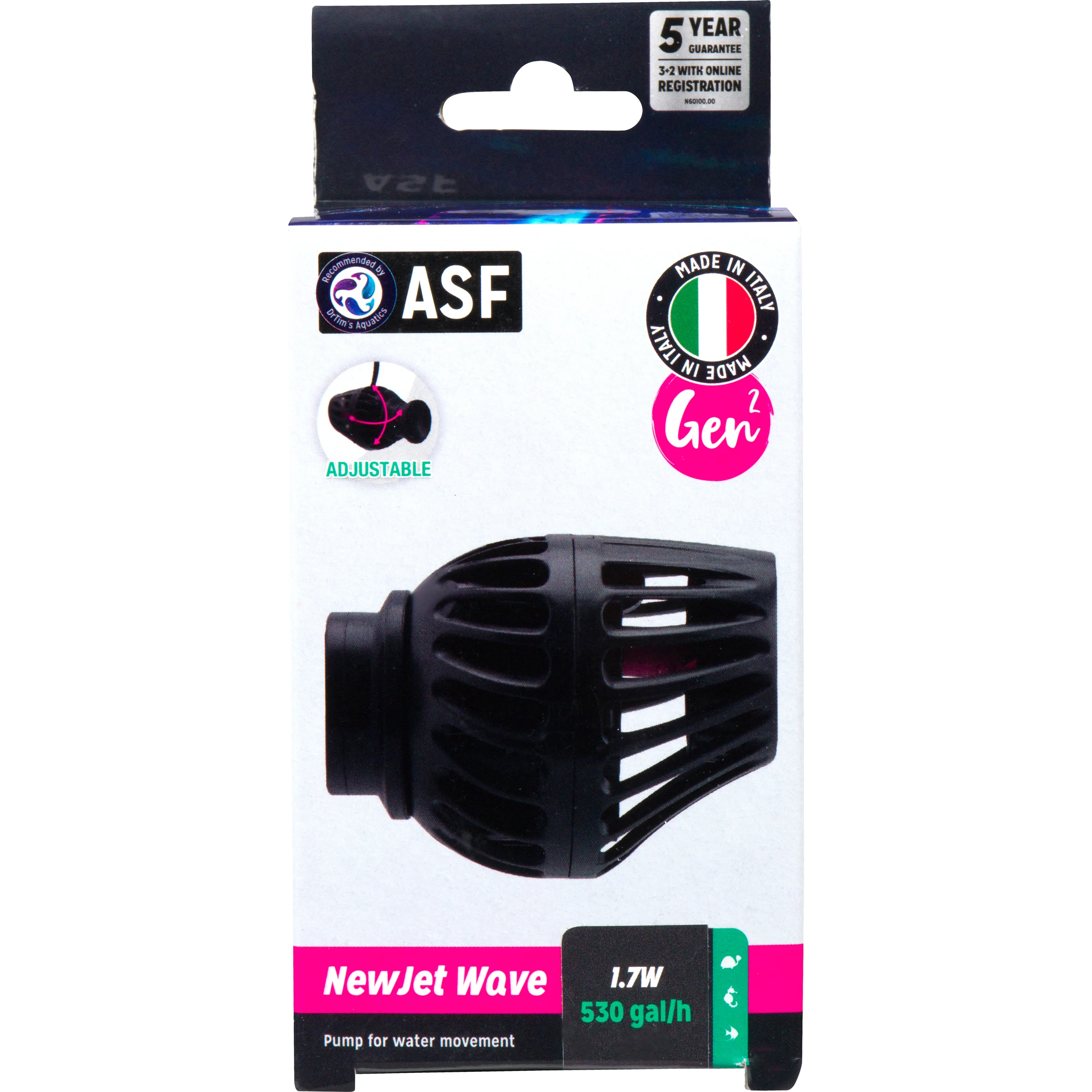ASF NewJet Wavemaker 1.7watt 530 GPH
