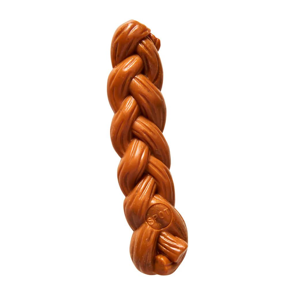 Bam-Bone Braid Stick Dog Toy Hickory 5.75 in