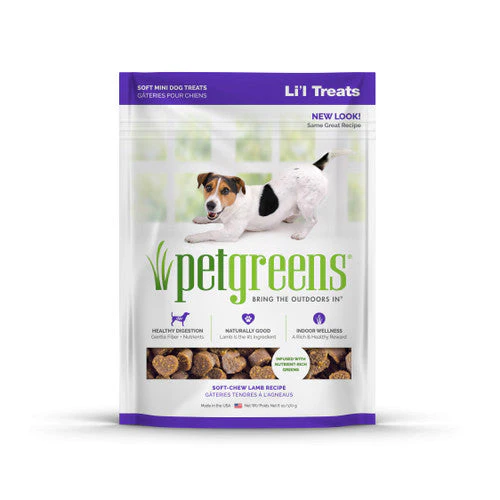 Pet Greens Li'l Treats Soft Mini Dog Treats Lamb 6 oz - Image 2