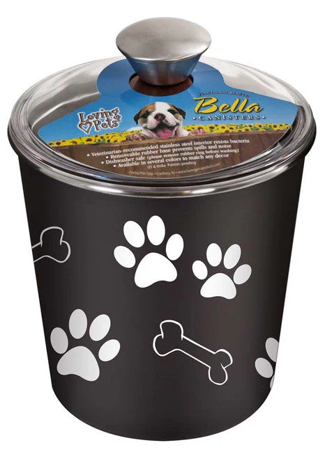 Loving Pets Treat Canister Espresso - Image 2