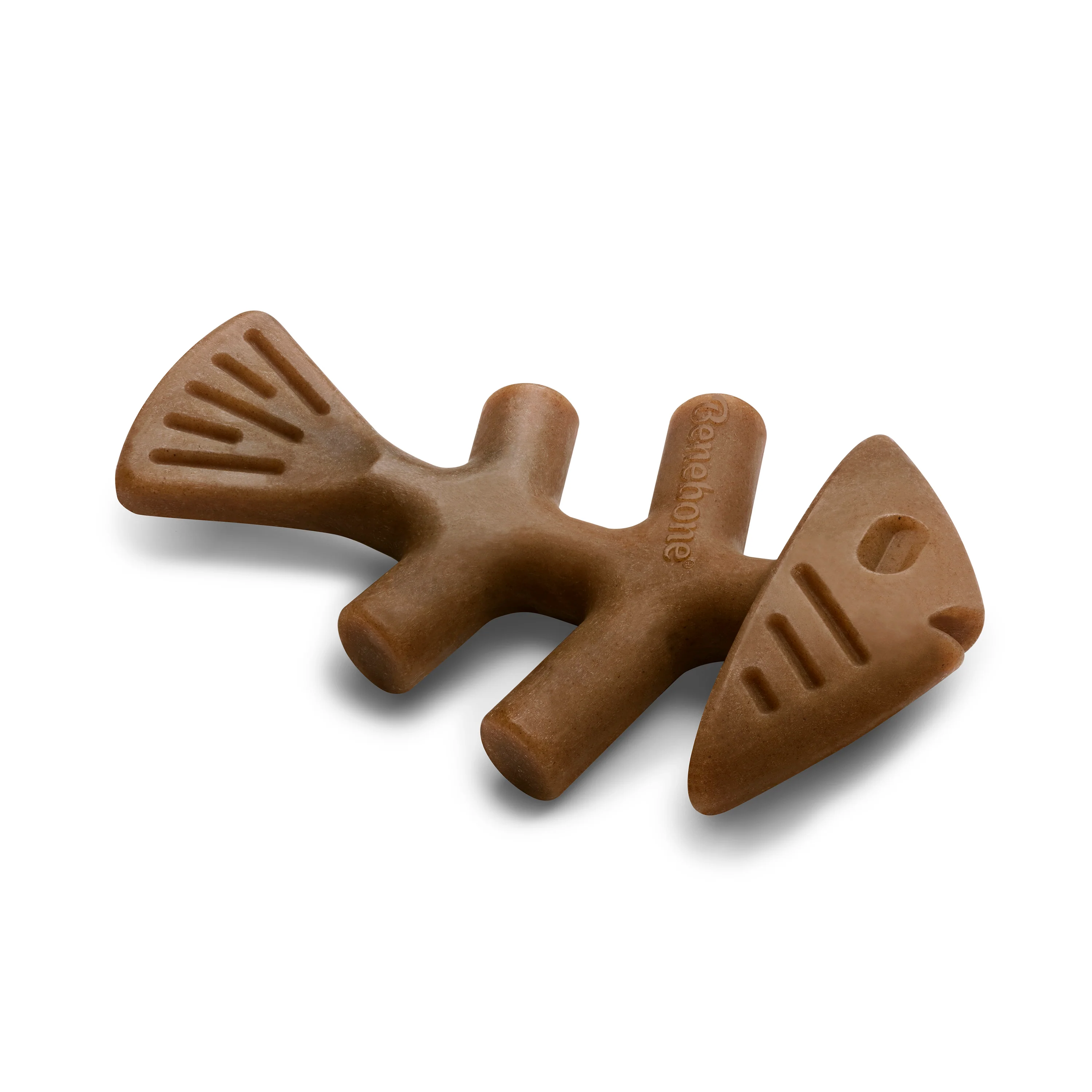 Benebone Fishbone Dog Chew Toy Salmon X-Large