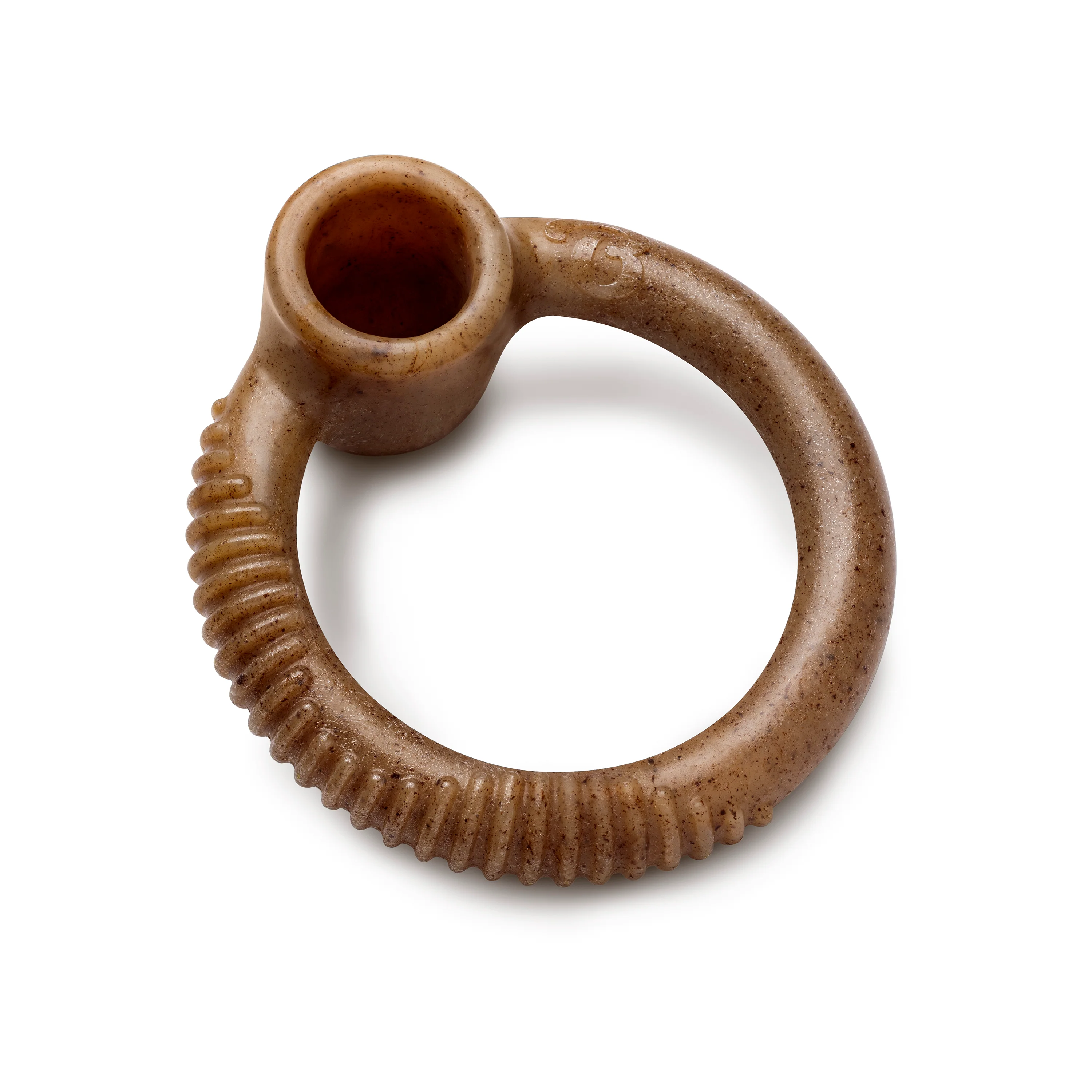 Benebone Ring Durable Dog Chew Toy Bacon Large