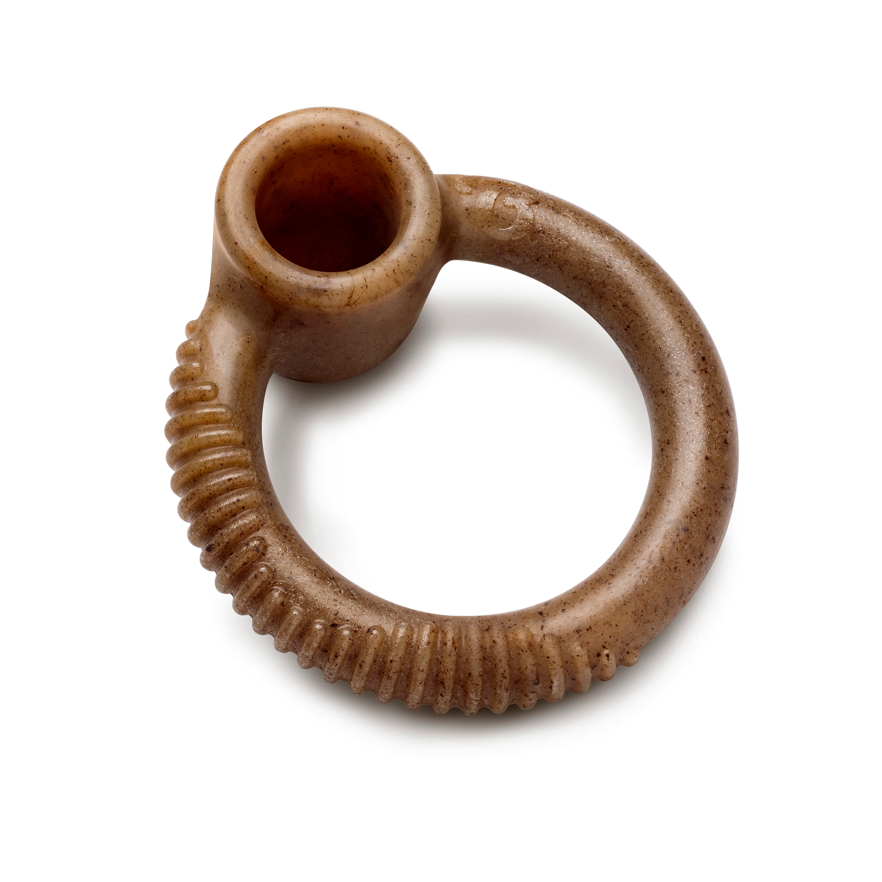Benebone Ring Durable Dog Chew Toy Bacon Small