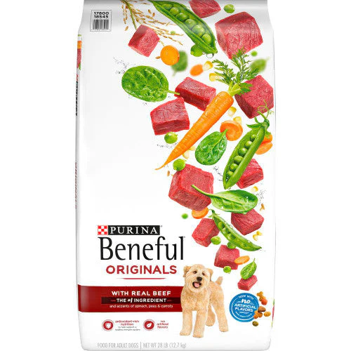 Purina Beneful Dry Dog Food, Originals With Real Beef - 28 lb. Bag {L-1} 178881 - Image 2