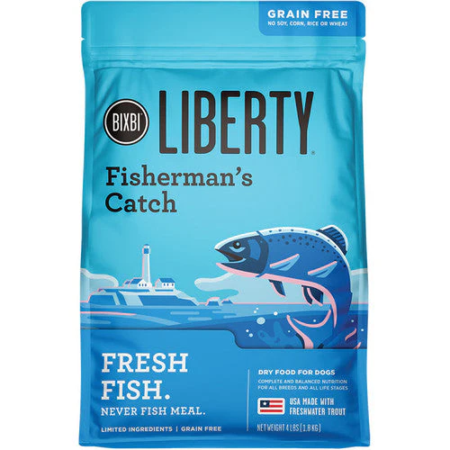 Bixbi Dog Liberty Grain Free Fishermans Catch 4lb - Image 2