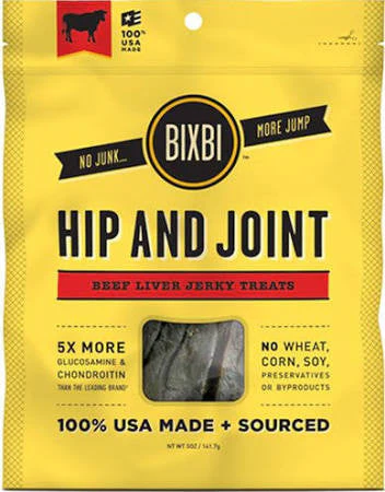 Bixbi Dog Hip & Joint Beef Liver Jerky 5oz {L+x} - Image 2
