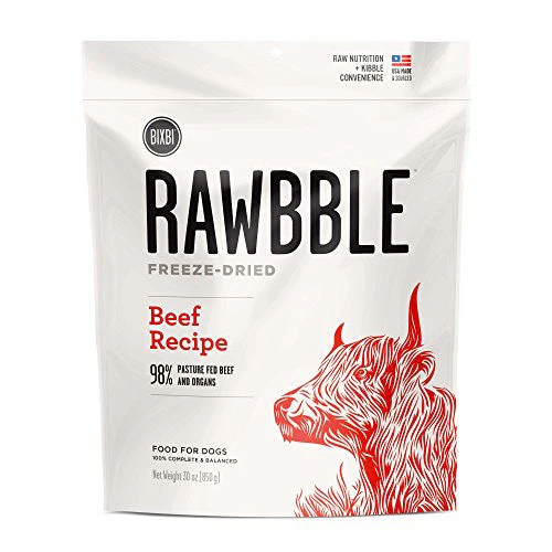 Bixbi Rawbble Dog Freeze Dried Beef 30oz {L+x} - Image 2