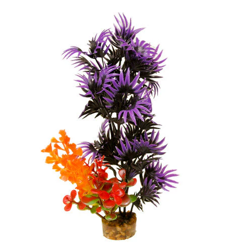 Blue Ribbon ColorBurst Florals Gravel Base Bush Plant Black, Purple 8.5 in - Image 2
