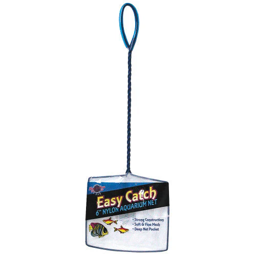 Blue Ribbon Easy Catch Net Fine Mesh Blue/White 6 in - Image 2