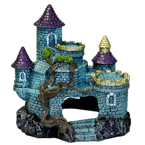 Blue Ribbon Exotic Environments Hobbit Castle Aquarium Ornament Multi-Color 6.25 in - Image 2