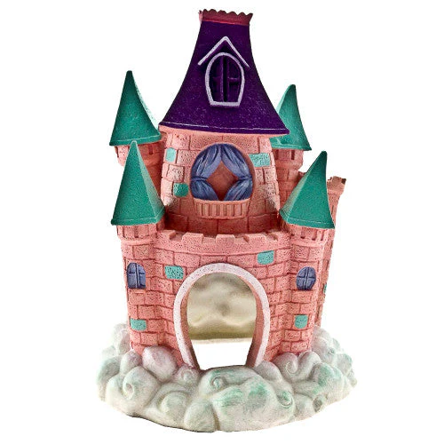 Blue Ribbon Exotic Environments Pixie Castle Aquarium Ornament Multi-Color 6 in - Image 2