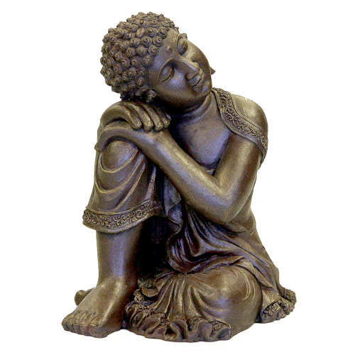 Blue Ribbon Exotic Environments Resting Buddha Aquarium Statue Grey 6.7 in - Image 2