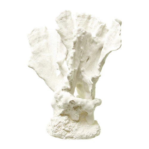 Blue Ribbon Exotic Environments Lettuce Coral Aquarium Ornament White 11.5 in - Image 2