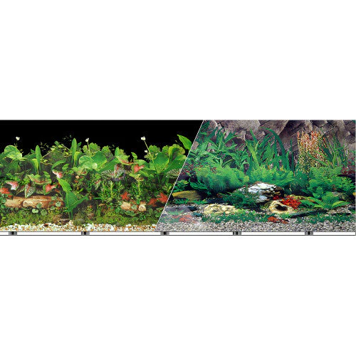 Blue Ribbon Vibran-Sea Double Sided Background Freshwater Black & Tropical Freshwater 12 Inches X 50 Feet - Image 2
