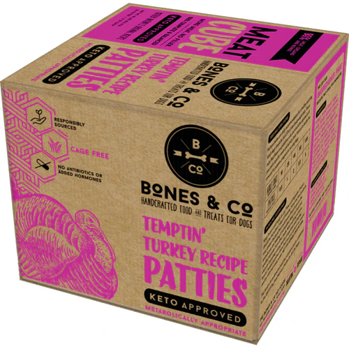 Bones Dog Frozen Meat Cube Turkey - 18 lb SD-5 (D) - Image 2
