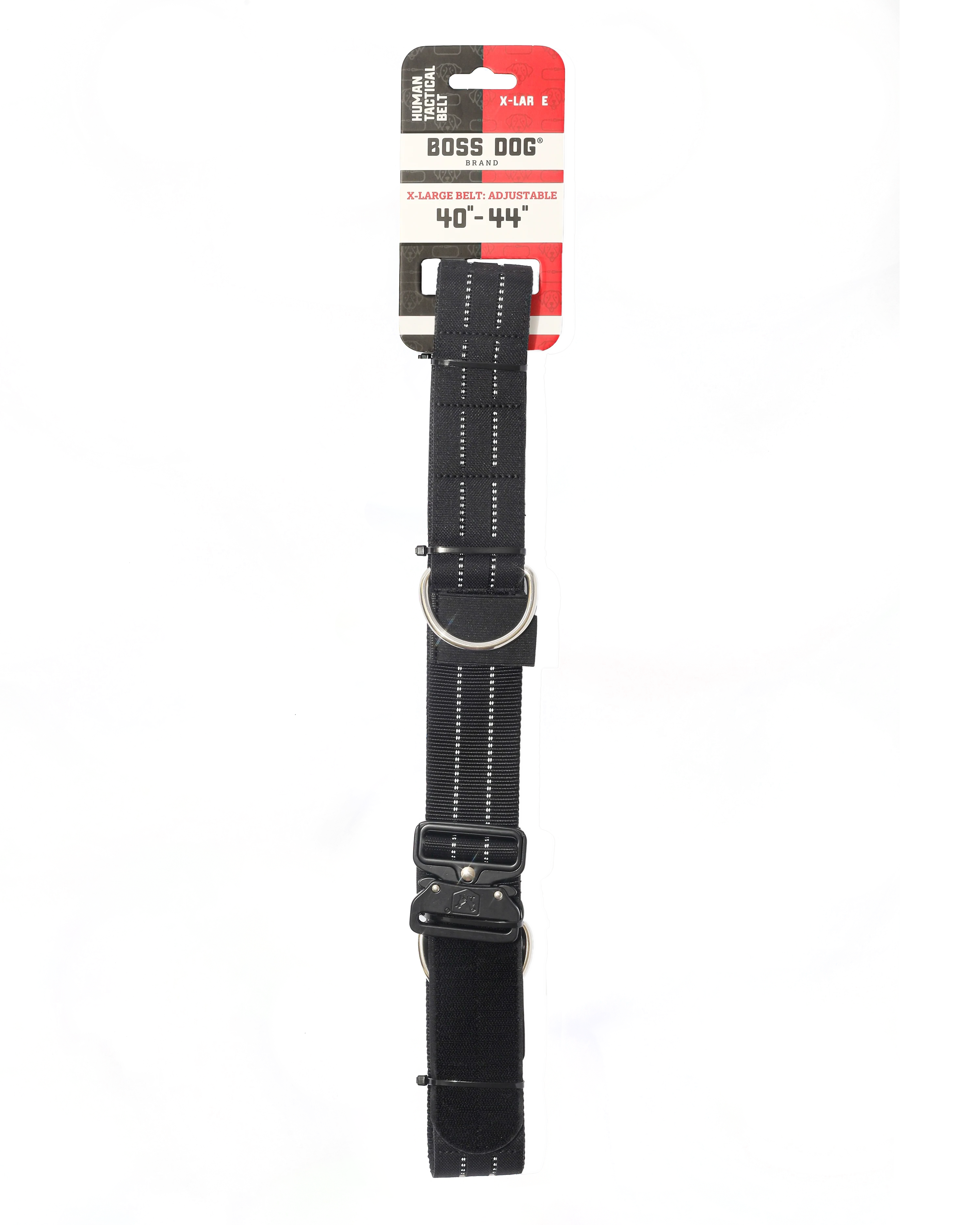 Boss Dog Human Boss Tactical Utility "Dog Walker" Belt Black X-Large (40-44In Waist)