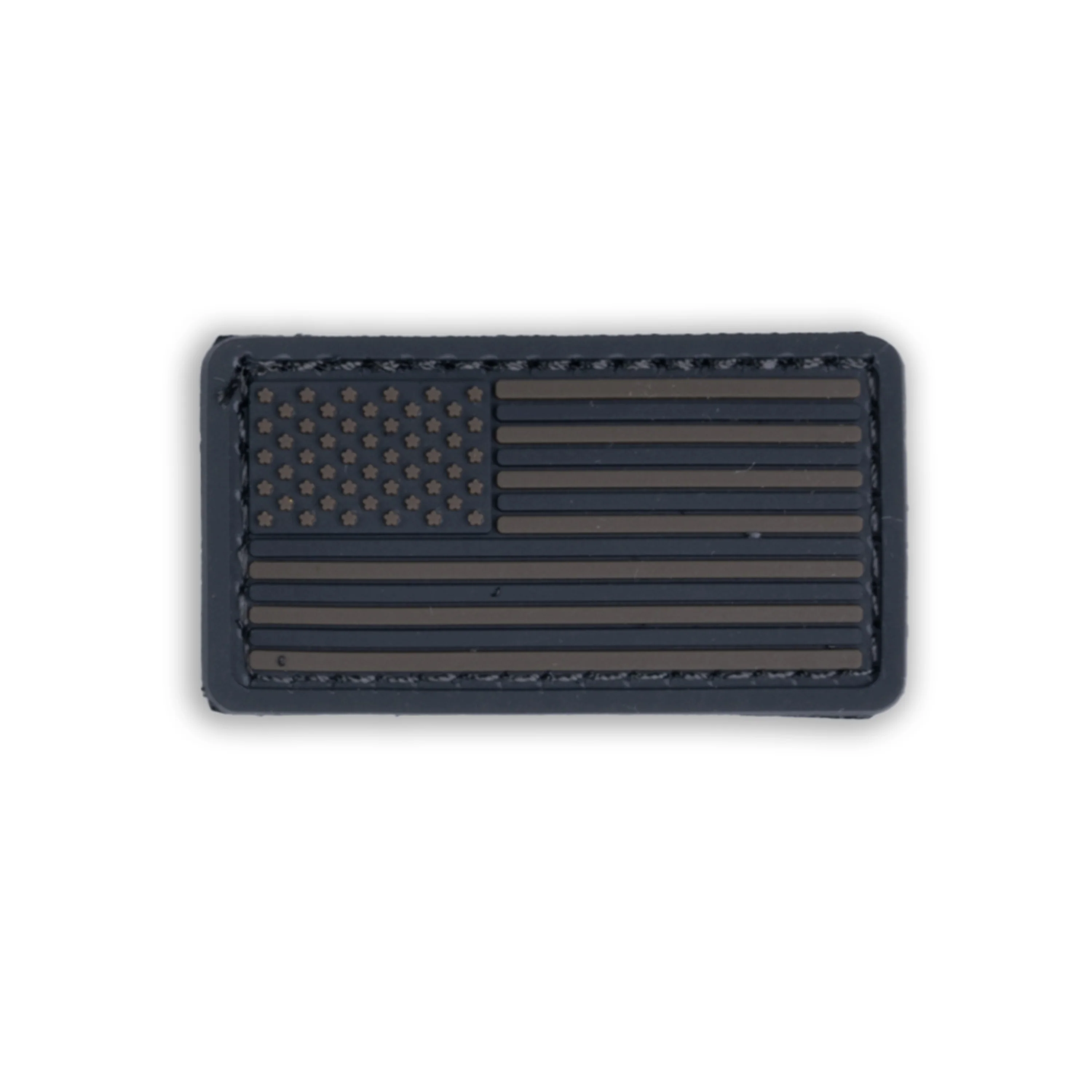 Boss Dog Tactical Collar Patch Black Stealth USA Flag
