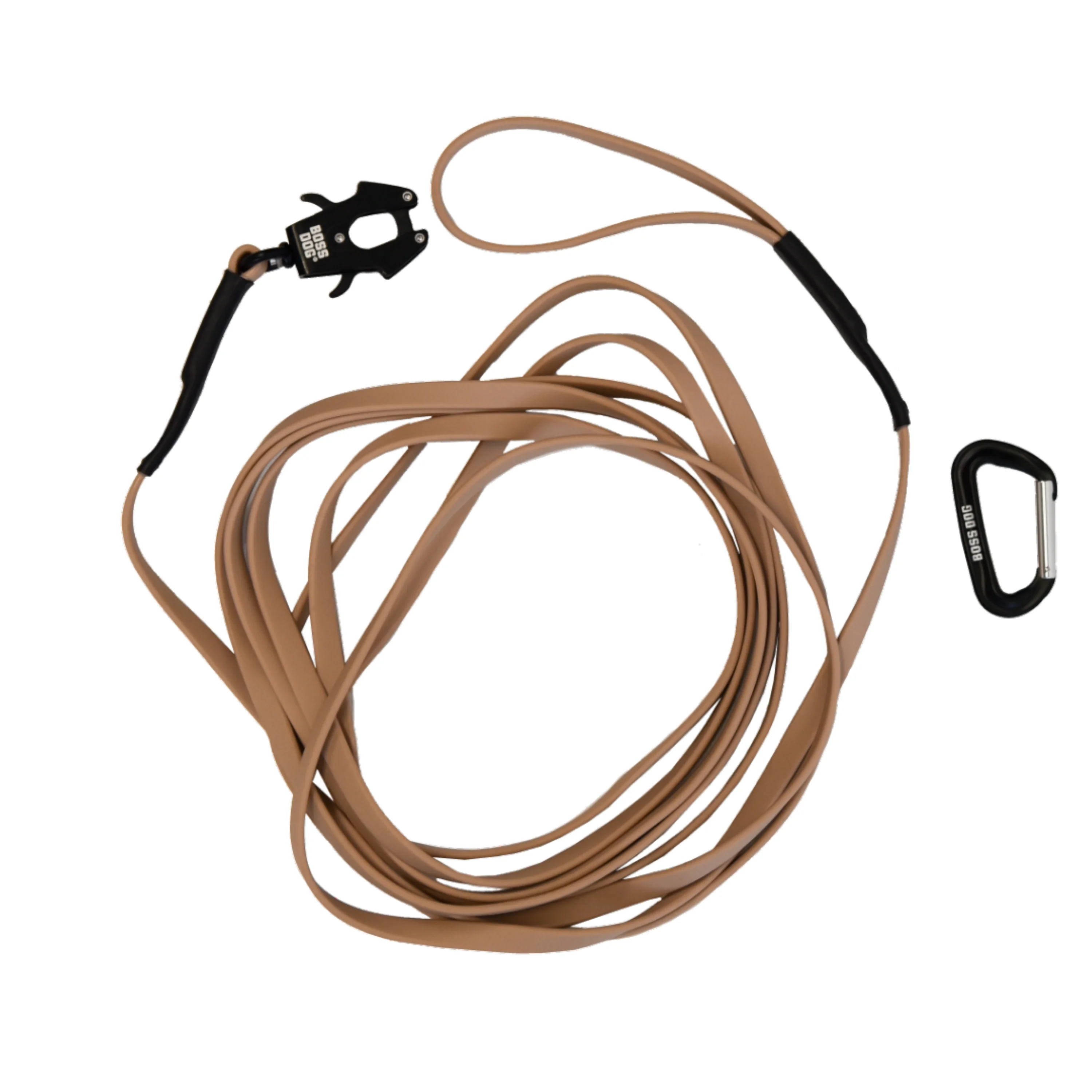 Boss Dog Tactical TPU Dog Leash Tan 20 ft