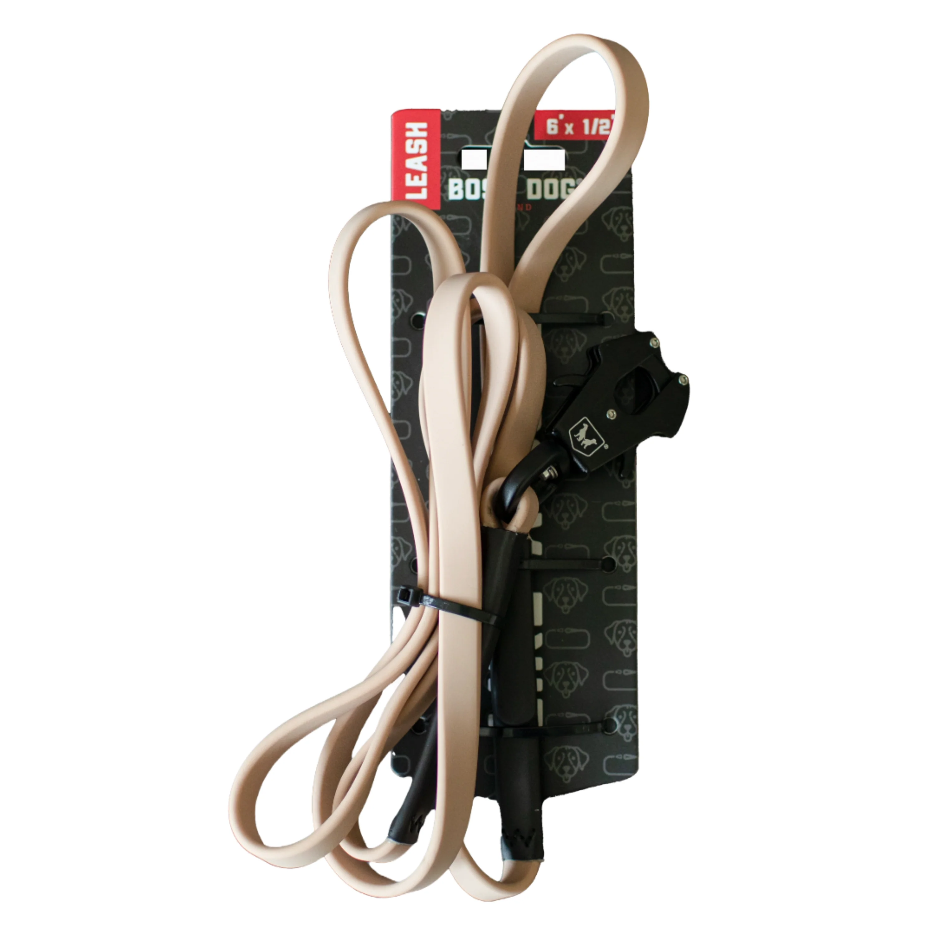 Boss Dog Tactical TPU Dog Leash Tan 6 ft