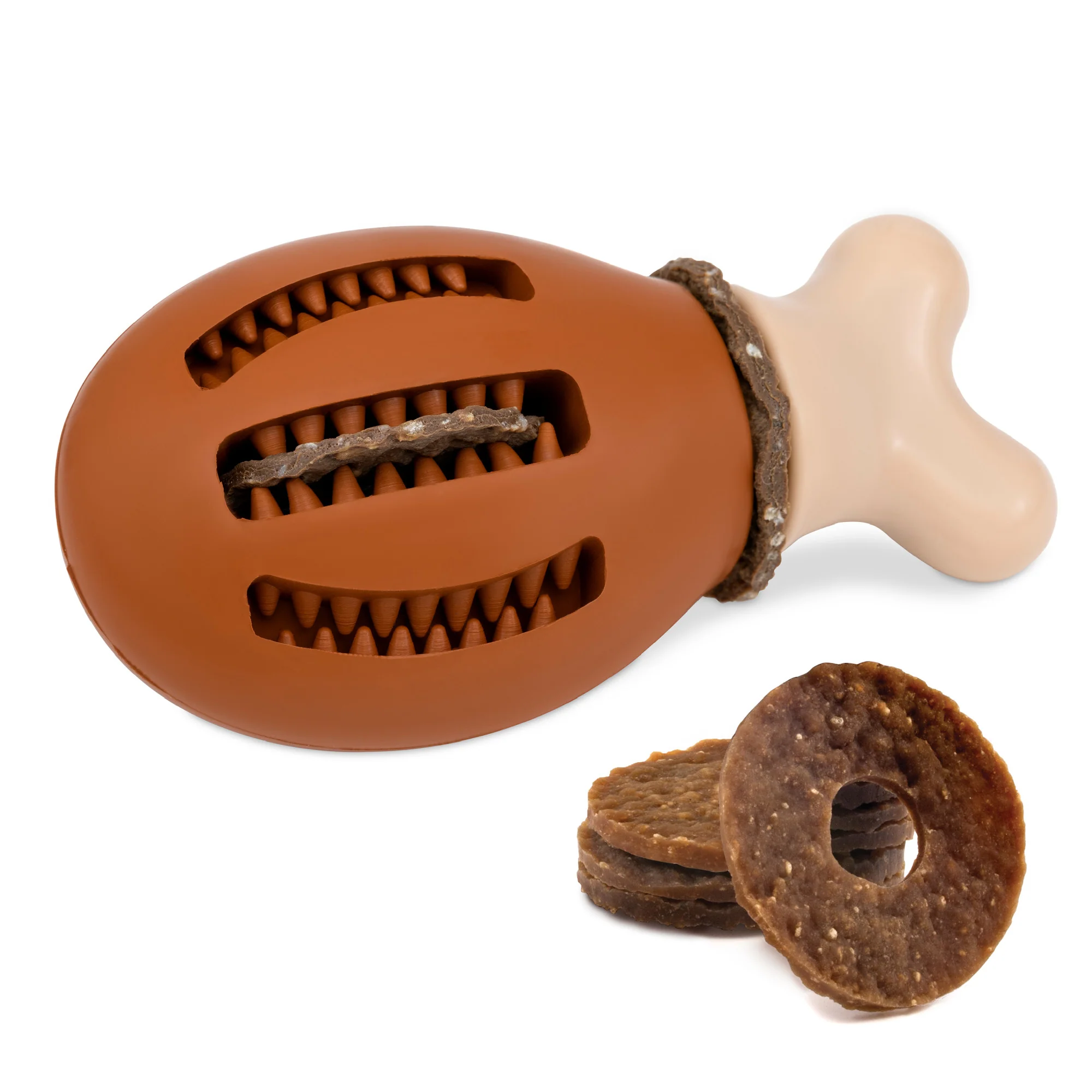Busy Buddy Chompin' Chicken Treat Holding Dog Toy Medium/Large