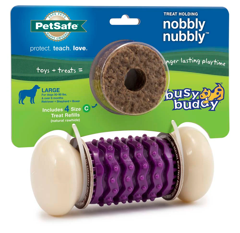 Busy Buddy Nobbly Nubbly Dog Chew Multi-Color Large