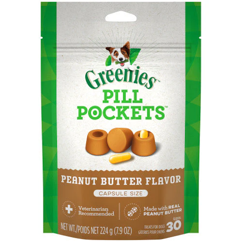 Greenies Pill Pockets for Capsules Peanut Butter 30 Count 7.9 oz - Image 2