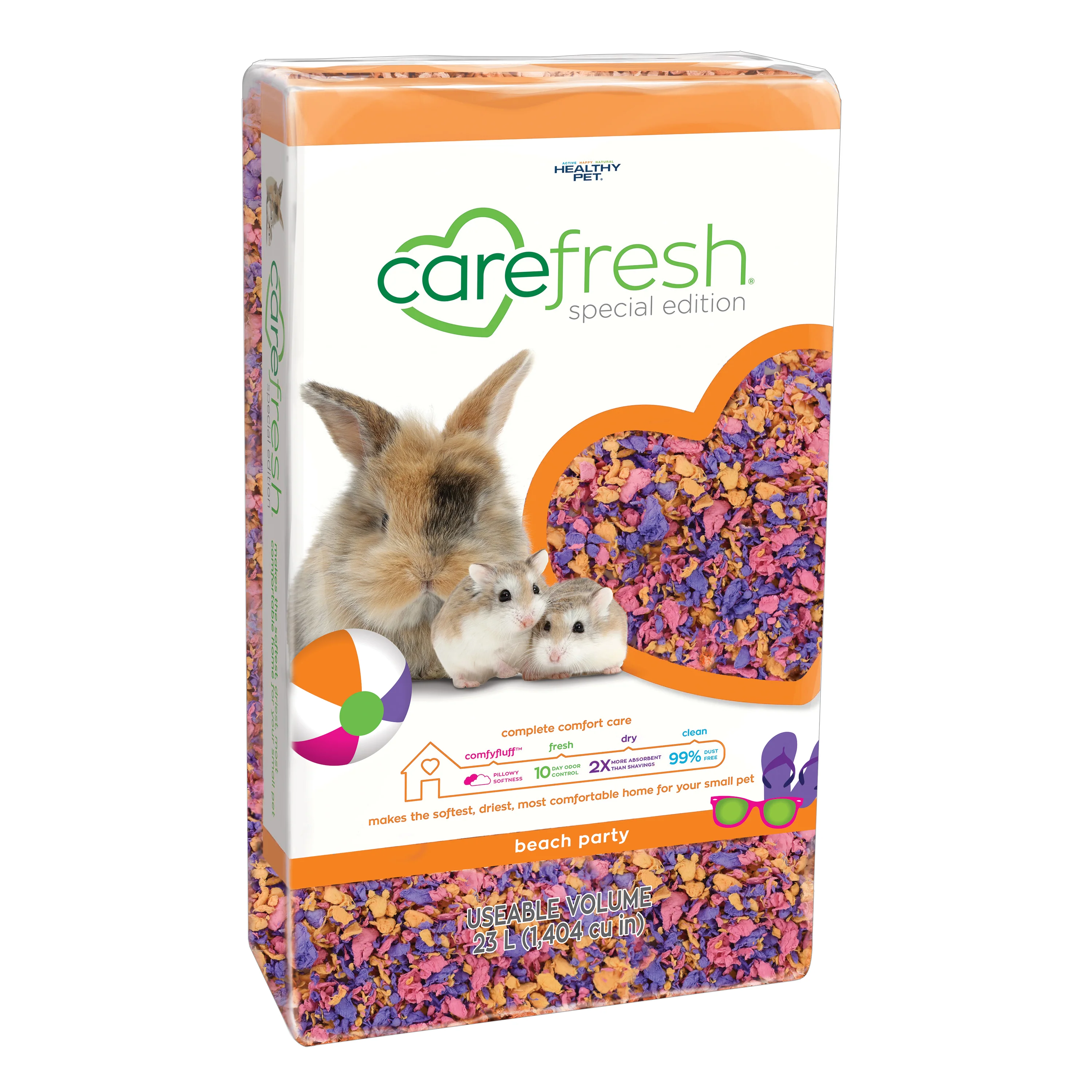 CareFRESH Special Edition Small Animal Bedding Beach Party 23 l
