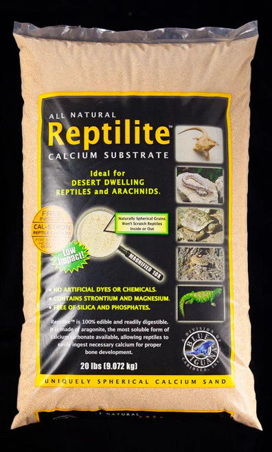 CaribSea All Natural Reptile Calcium Substrate Aztec Gold 2/20 lb - Image 2