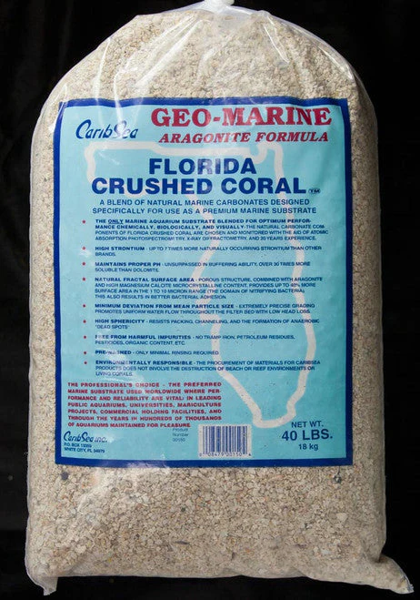 CaribSea Geo-Marine Florida Crushed Coral Substrate 40 lb - Image 2