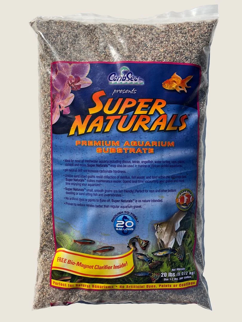 CaribSea Super Natural Aquascapes Aquarium Sand Jungle River 2ea/20 lb