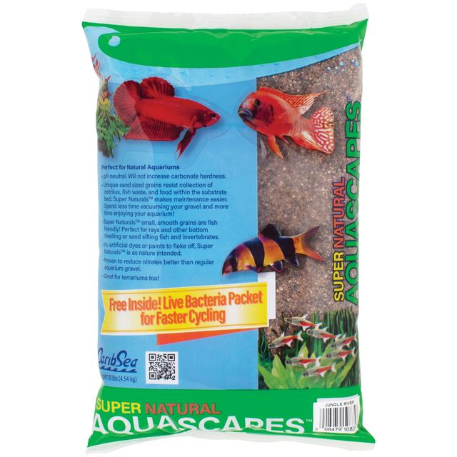 CaribSea Super Natural Aquascapes Aquarium Sand Jungle River 4ea/10 lb