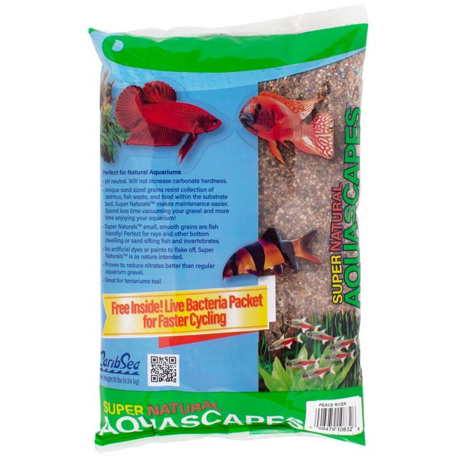 CaribSea Super Natural Aquascapes Aquarium Sand Peace River 4ea/10 lb