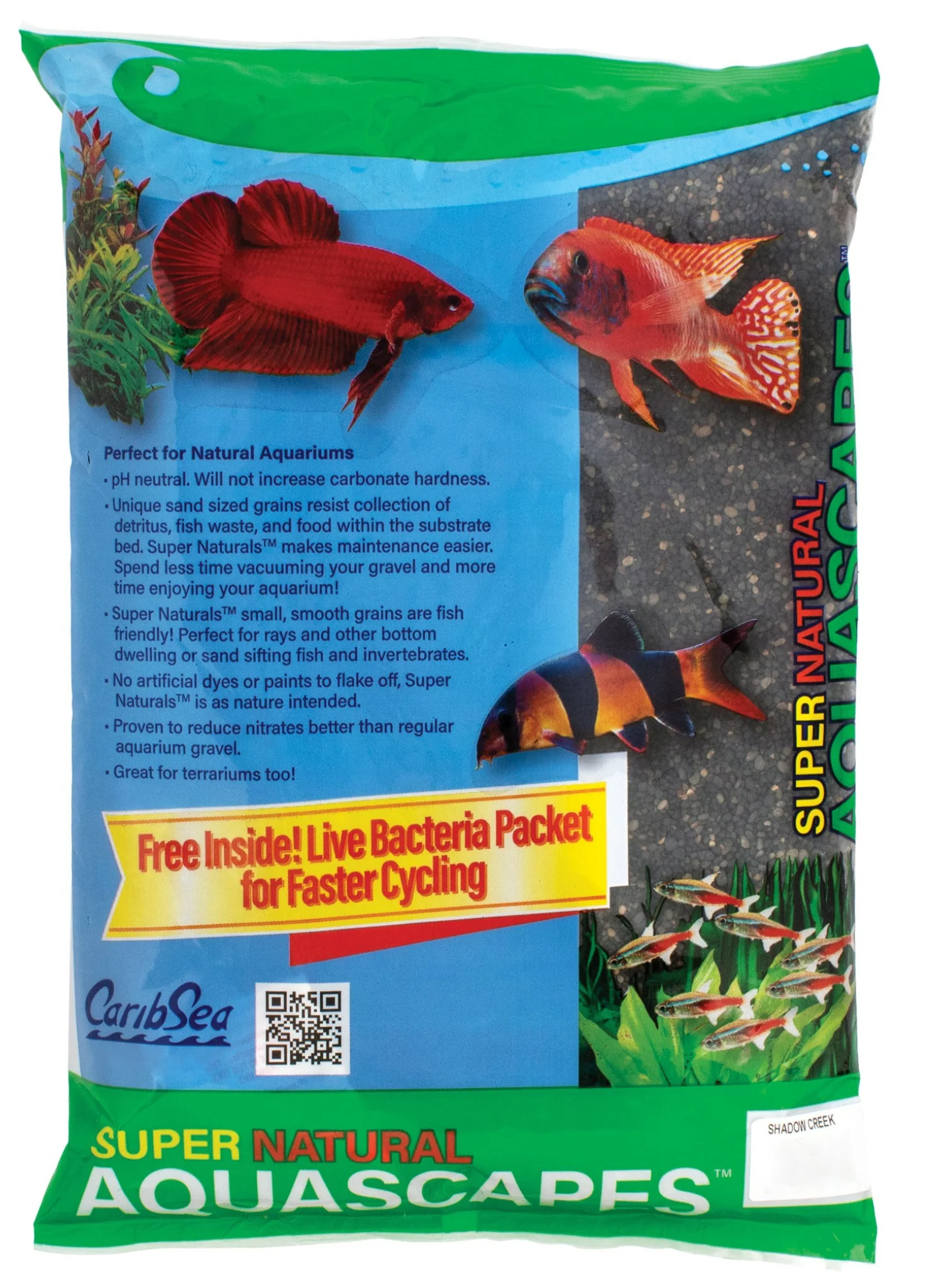CaribSea Super Natural Aquascapes Aquarium Sand Shadow Creek 2ea/20 lb