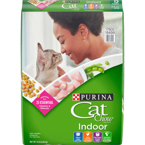 Purina Cat Chow Indoor Dry Cat food 15lb {L-1} 178865 - Image 2