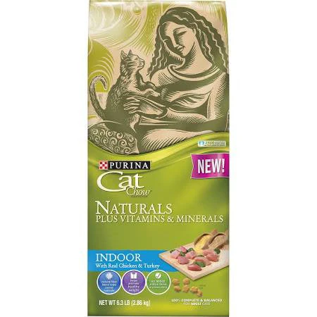 Cat Chow Natural Indoor 4/6.3lb{l-1} C= 178495 - Image 2