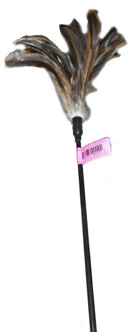 Cat Claws Cat Teaser Wiggler Wand Cat Toy Black, White 30 in - Image 2