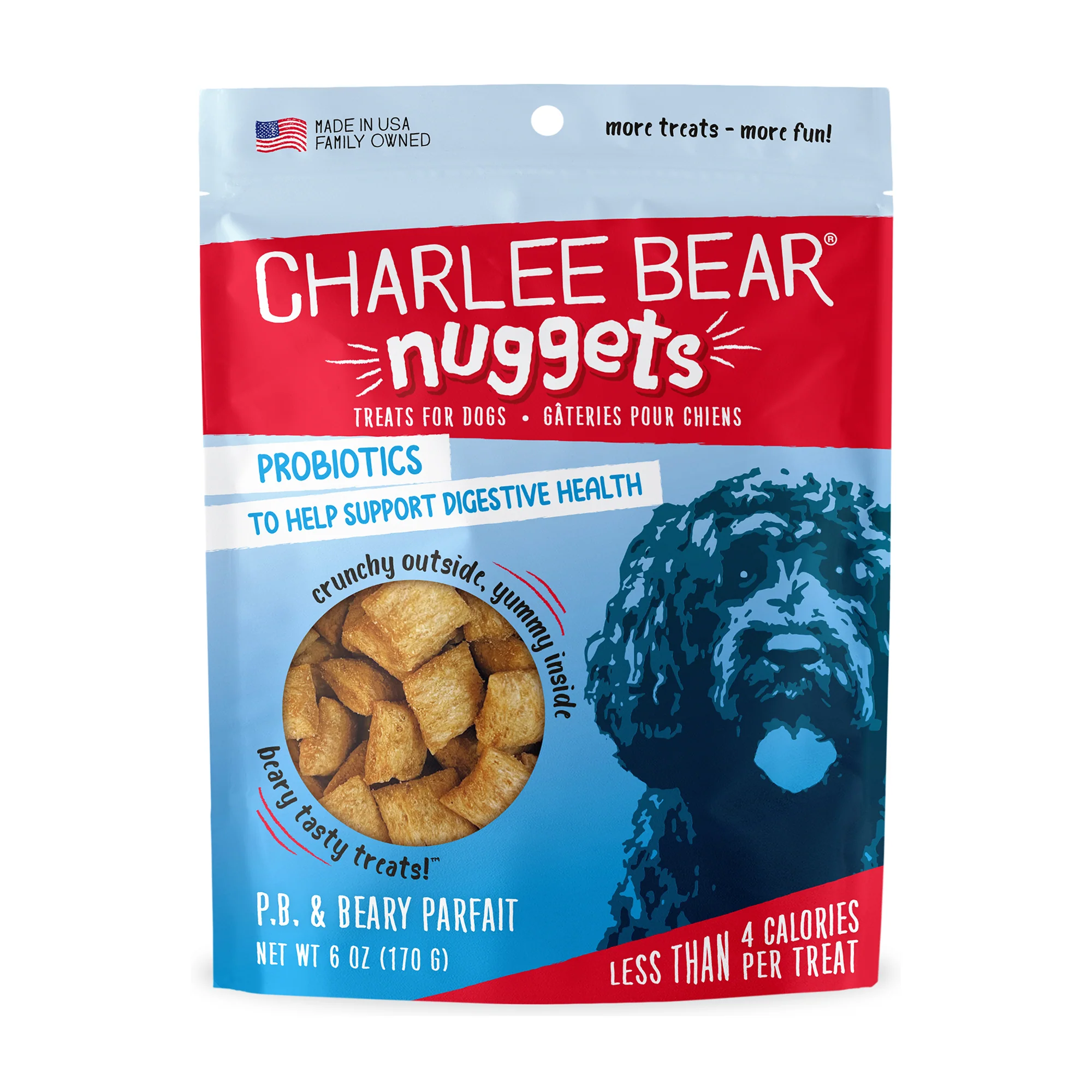 Charlee Bear Nuggets PB & Berry Parfait 6 oz