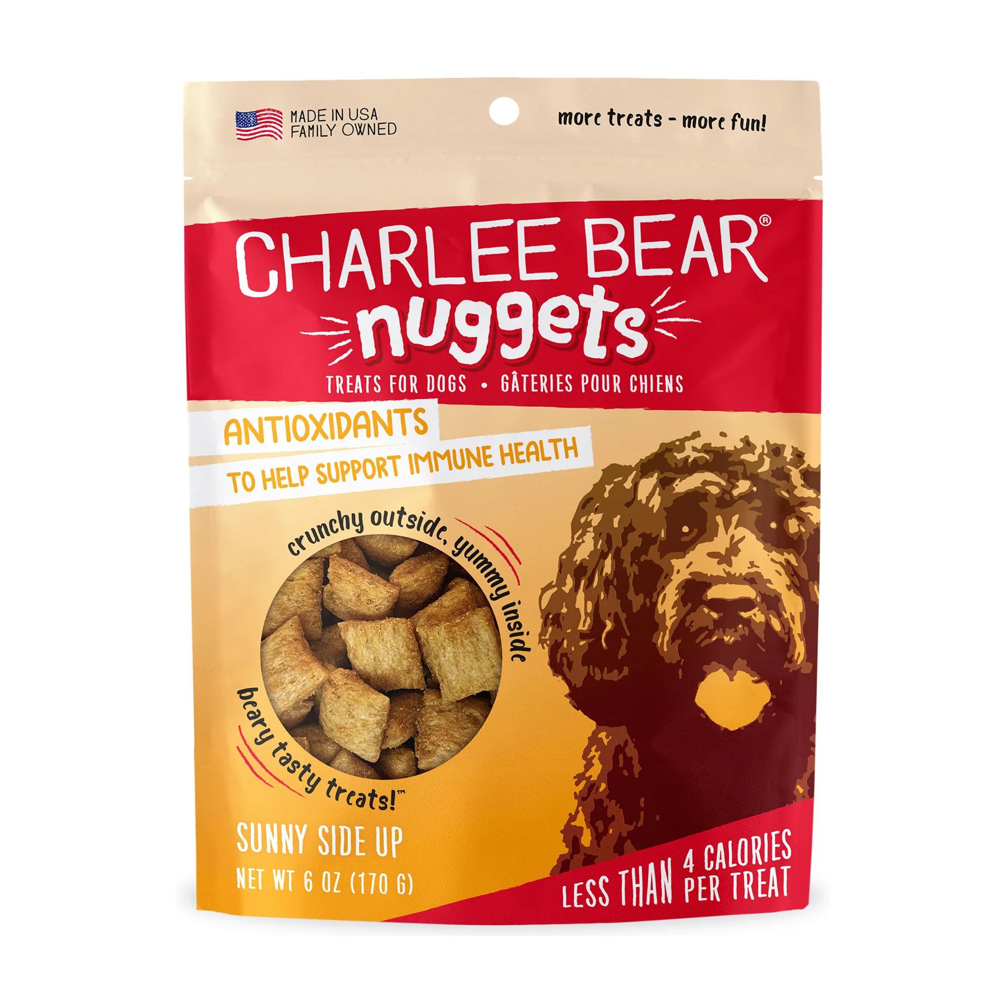 Charlee Bear Nuggets Sunny Side Up 6 oz